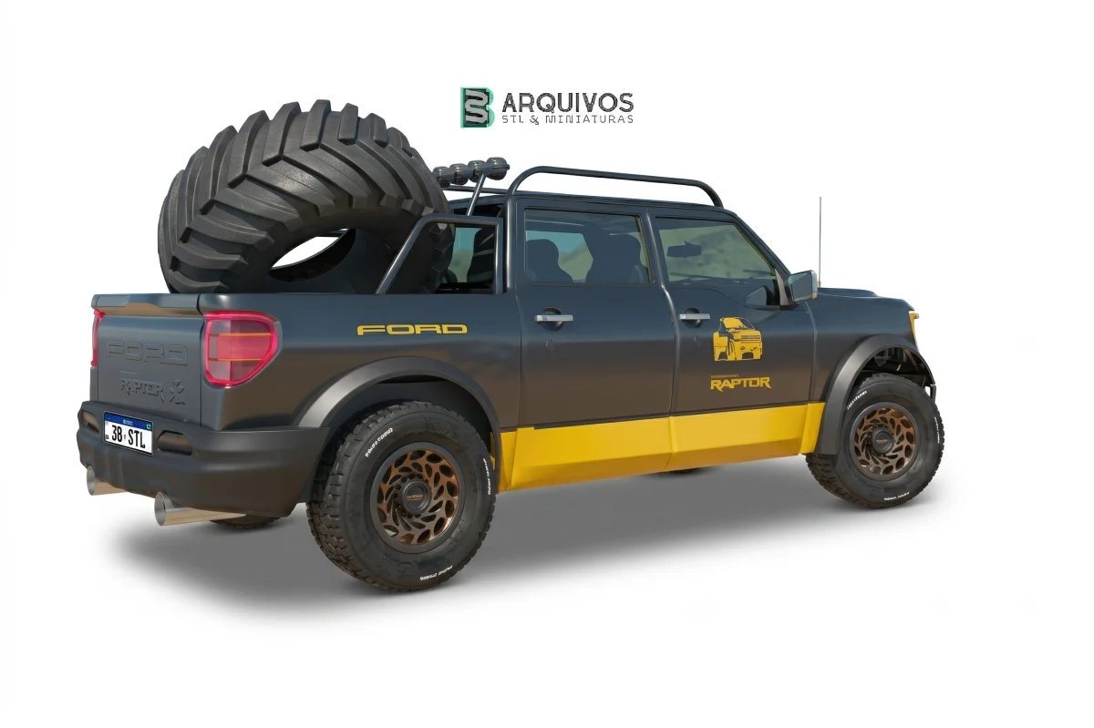 Modelo 3D STL - Ford Raptor — foto 2